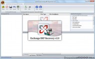 MS Exchange BKF Recovery screenshot